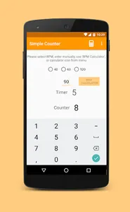 Simple BPM Counter and Calcula screenshot 1