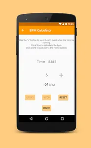 Simple BPM Counter and Calcula screenshot 6