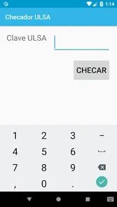 Checador ULSA screenshot 0