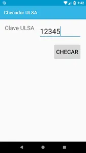 Checador ULSA screenshot 1