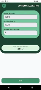 PPI Calculator screenshot 2