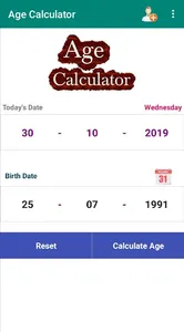 Age Calculator screenshot 0