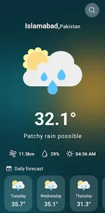 Weather screenshot 1