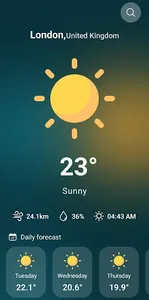 Weather screenshot 2