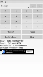 Number Base Converter screenshot 0