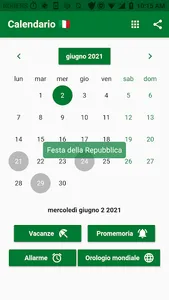 Calendario Italiano 2021 screenshot 0