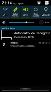 Autocontrol del tacógrafo screenshot 2