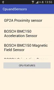 Cpu And Sensors screenshot 0