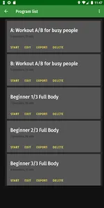 GymTracker screenshot 1