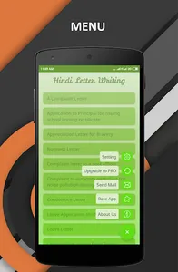 Hindi Letters Writing - Write  screenshot 1