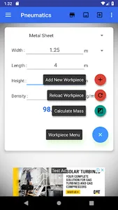 Pneumatic Cylinder Calculator screenshot 0