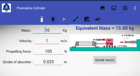 Pneumatic Cylinder Calculator screenshot 11