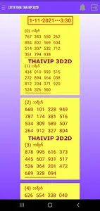 Lotto Thai: Thai VIP 3D2D Tips screenshot 16