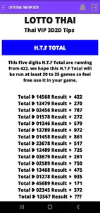 Lotto Thai: Thai VIP 3D2D Tips screenshot 5