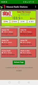 Maasai Radio App screenshot 4