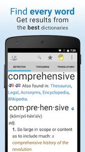 Dictionary Pro screenshot 1