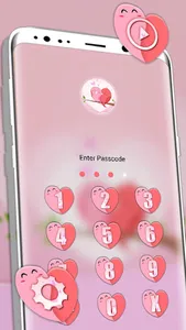 Love Heart Pink Launcher Theme screenshot 3