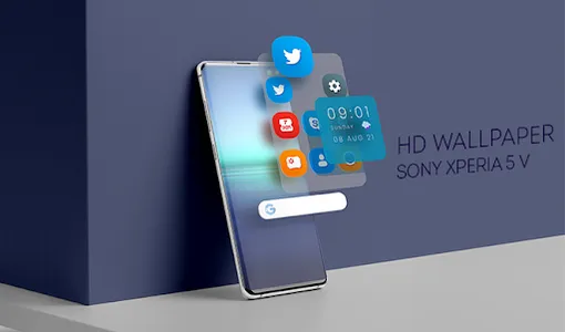 Xperia 5 V  Theme & Launcher screenshot 1