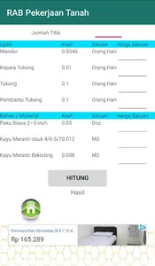 Rab Pekerjaan Tanah screenshot 0