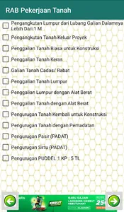 Rab Pekerjaan Tanah screenshot 2