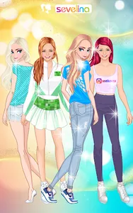 Lovely sisters dress up game screenshot 8