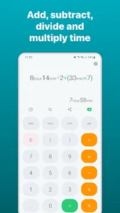 Time and Hours Calculator screenshot 1