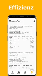 MeinAppPlus - Vertretungsplan  screenshot 1