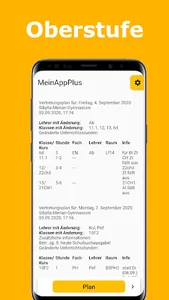 MeinAppPlus - Vertretungsplan  screenshot 3