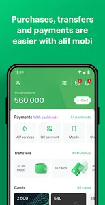 alif mobi: pay and transfer screenshot 0