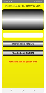 Throttle Reset for BMW/MINI screenshot 1