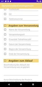 Demo anmelden einfach gemacht screenshot 2