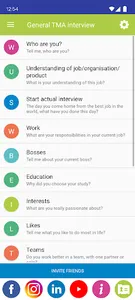 TMA Job Interview App screenshot 2