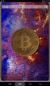 Bitcoin LIve Wallpaper 3D screenshot 1