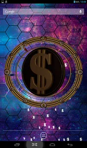 3D Dollar Sign Live Wallpaper screenshot 1