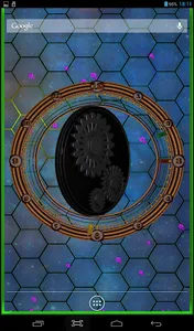 Gear Clock 3D Live Wallpaper screenshot 1