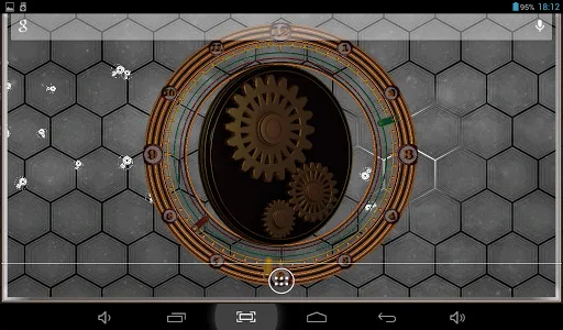 Gear Clock 3D Live Wallpaper screenshot 10