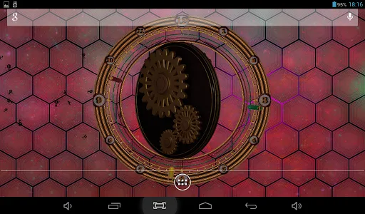 Gear Clock 3D Live Wallpaper screenshot 12
