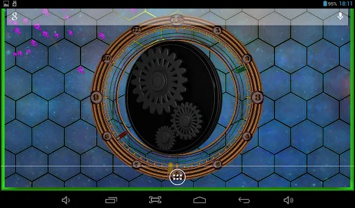 Gear Clock 3D Live Wallpaper screenshot 17