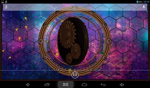 Gear Clock 3D Live Wallpaper screenshot 7
