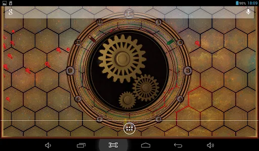 Gear Clock 3D Live Wallpaper screenshot 8