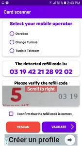 Refill Card Scanner - Balance  screenshot 5