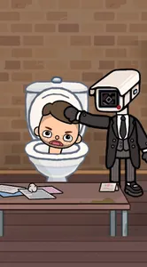 Toca Boca Skibidi Wallpapers screenshot 1
