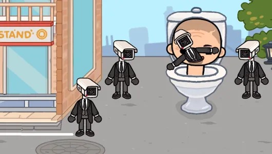 Toca Boca Skibidi HD Wallpaper screenshot 0