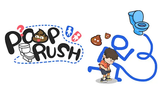 Poop Rush: Toilet Game screenshot 0