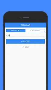 ISK to CAD Currency Converter screenshot 1