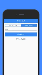 ISK to CAD Currency Converter screenshot 2