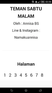 Novel Teman Sabtu Malam screenshot 1