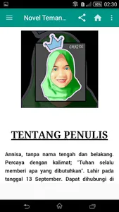 Novel Teman Sabtu Malam screenshot 3