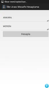 İller Arası Mesafe Hesaplama screenshot 0