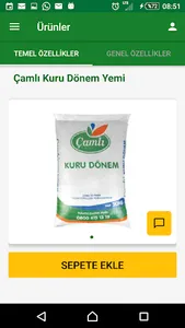Çamlı Yem Mobil Sipariş screenshot 3